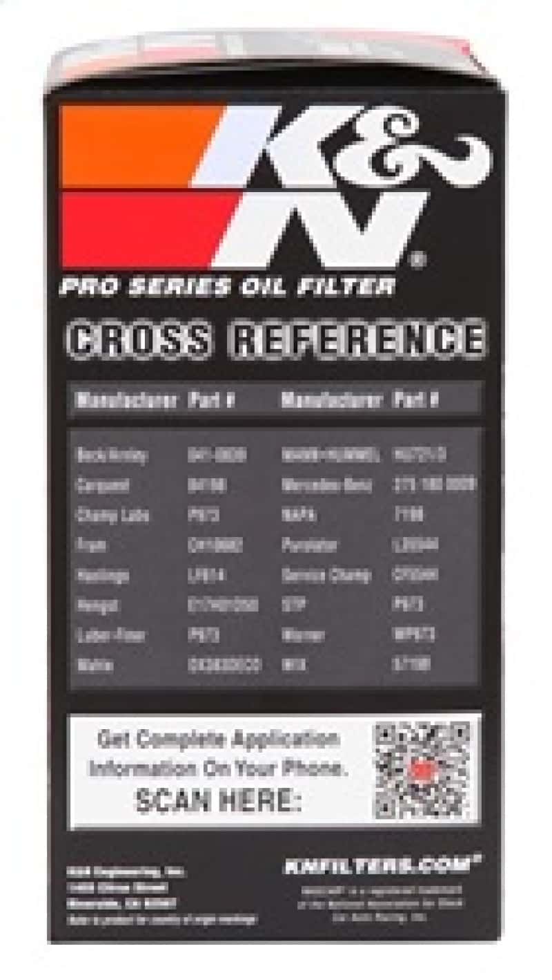K&N Engineering — K&N Oil Filter for 04-15 Mercedes Benz - view 8