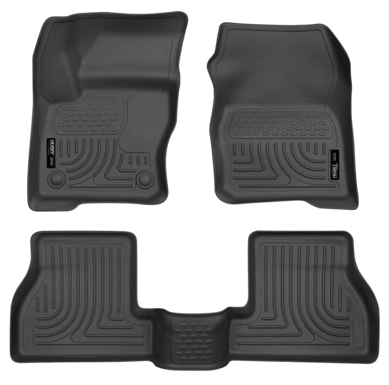 Husky Liners — Husky Liners 2012 Ford Focus (4DR/5DR) WeatherBeater Combo Black Floor Liners
Floor Liners - view 1