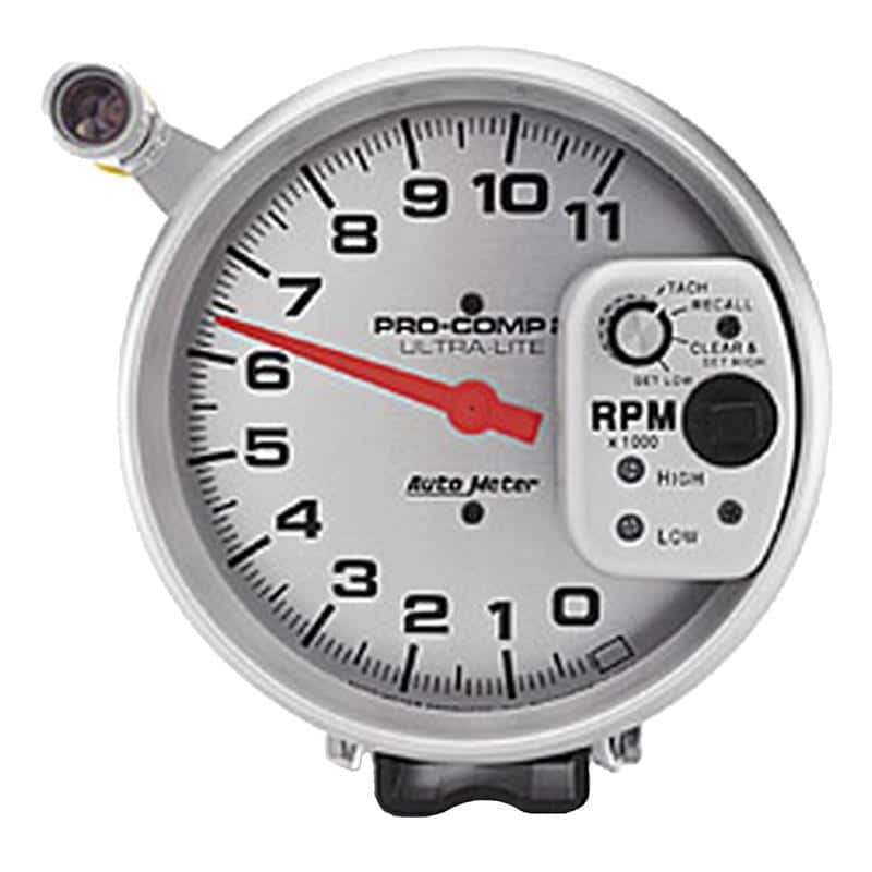 AutoMeter — Autometer Ultra-Lite 5 inch 11000 RPM Shift-Lite Tach
5" TACH, 11,000 RPM, - view 3