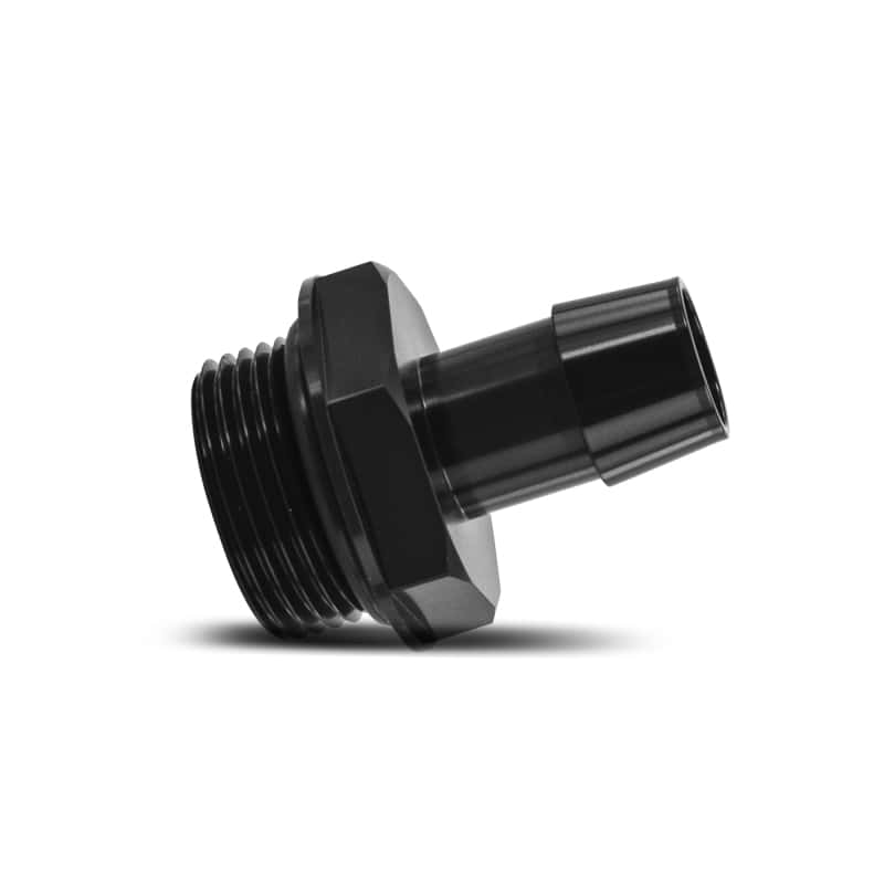 Mishimoto — Mishimoto -16ORB to 3/4in. Hose Barb Aluminum Fitting - Black
Fitting - view 2