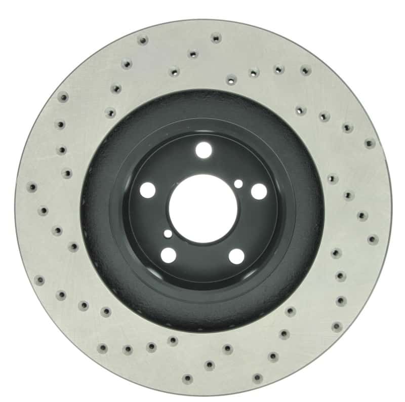 Stoptech — StopTech 02-10 WRX Drilled Left Front Rotor
Cross Drilled Rotor
Disc Brake Rotor - view 2