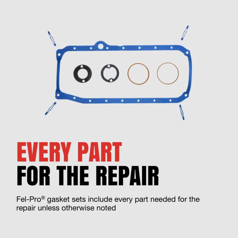 Fel-Pro — Fel-Pro Chrysler Concorde OS 34212 R Engine Oil Pan Gasket Set PermaDry Molded Rubber - view 5