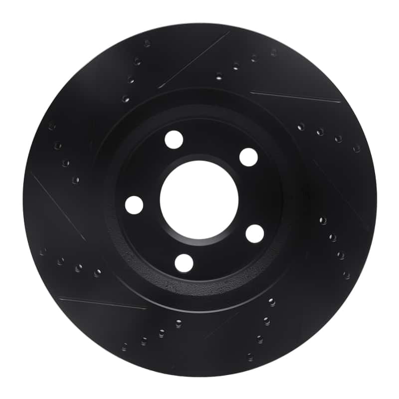 R1 Concepts — R1 97-05 Buick Riviera Front Right Drilled & Slotted Black Brake Rotor
R1 Brake Rotor Drill - view 5