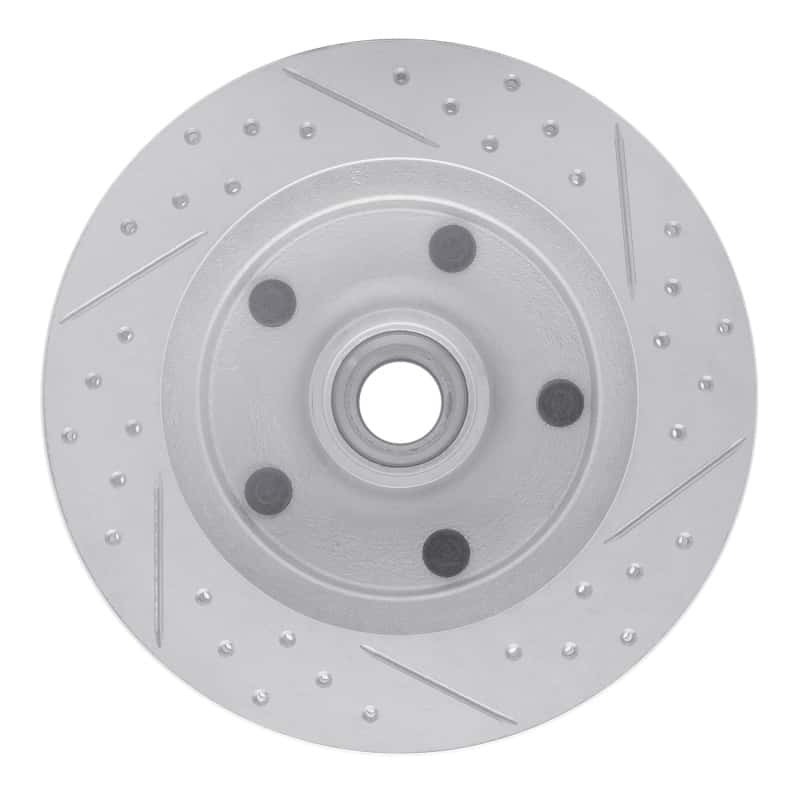 R1 Concepts — R1 73-93 Ford F-150 Rwd Front Left Drilled & Slotted Geo-Carbon Rotor - view 5