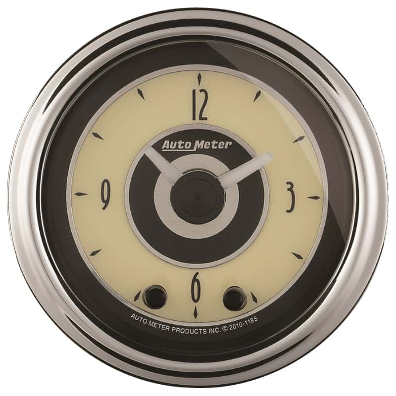 AutoMeter — AutoMeter Gauge Clock 2-1/16in. 12HR Analog Cruiser Ad
2" CLOCK ANALOG CAD - view 1