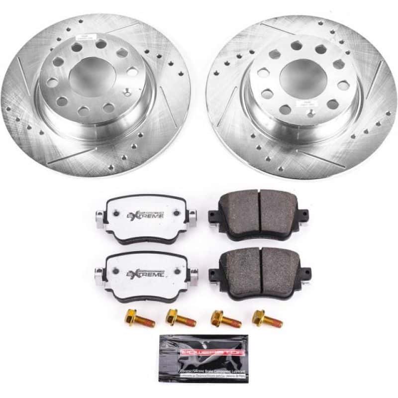 PowerStop — Power Stop 15-18 Volkswagen Golf Rear Z26 Street Warrior Brake Kit - view 1