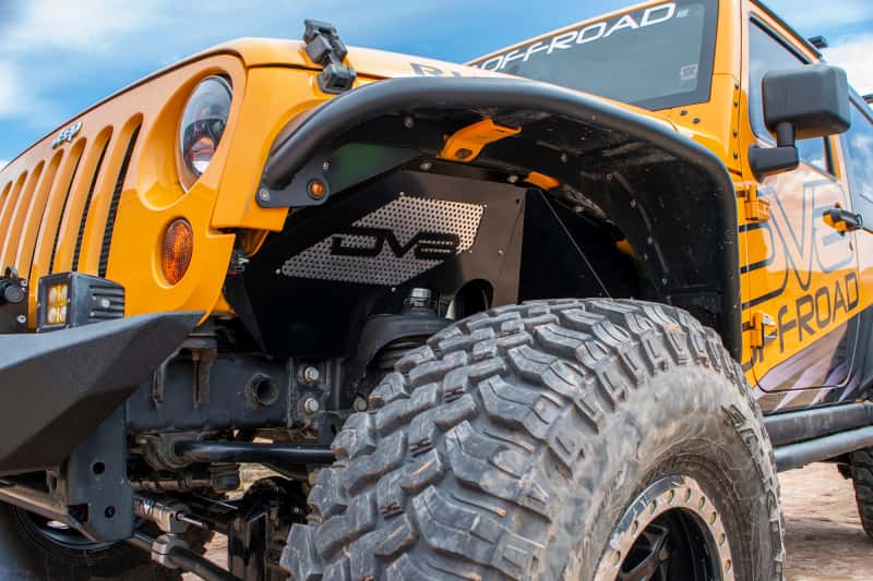 DV8 Offroad — DV8 Offroad 07-18 Jeep Wrangler JK Front Aluminum Inner Fender - Black
Fender Liners - view 5