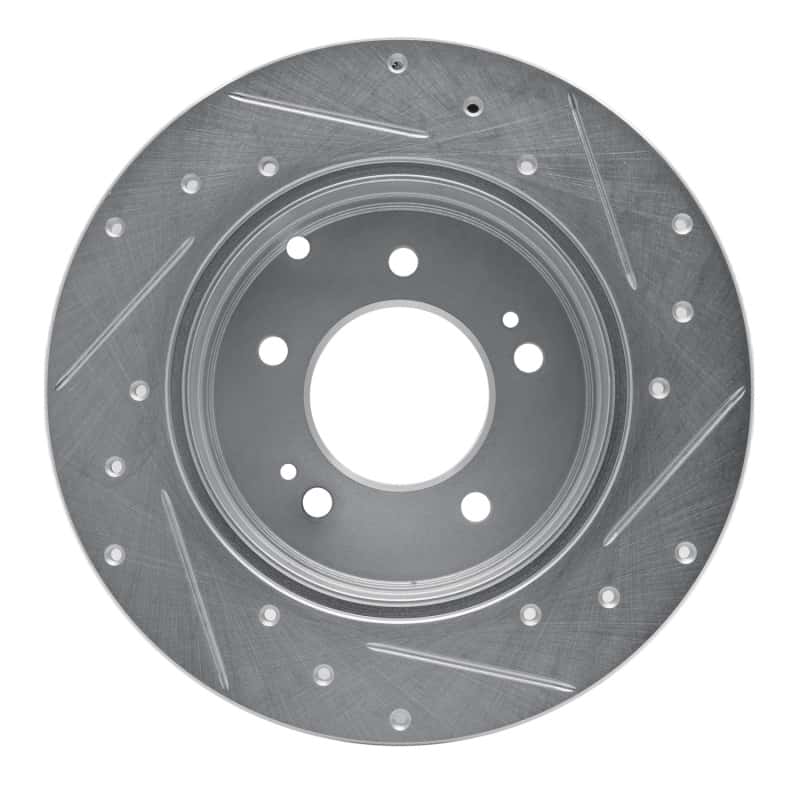 R1 Concepts — R1 05-20 Hyundai TUCSON Rear Left Drilled & Slotted Silver Brake Rotor
R1 Brake Rotor Drill - view 5