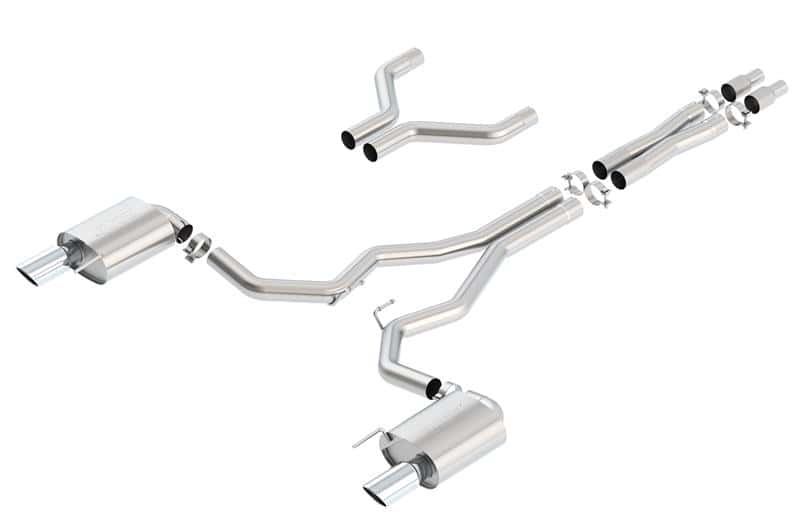 Borla — Borla S-Type Cat-Back 15-17 Ford Mustang GT 5.0L V8 MT/AT 3in pipe 4in tip
Cat-Back System
ExhstSysKt - view 2