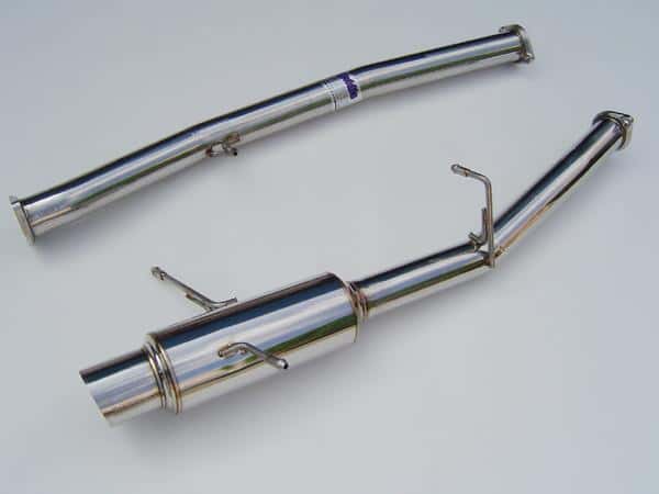 Invidia — Invidia 02-07 WRX/STi 76mm N1 RACING Stainless Steel Tip Cat-back Exhaust - view 1