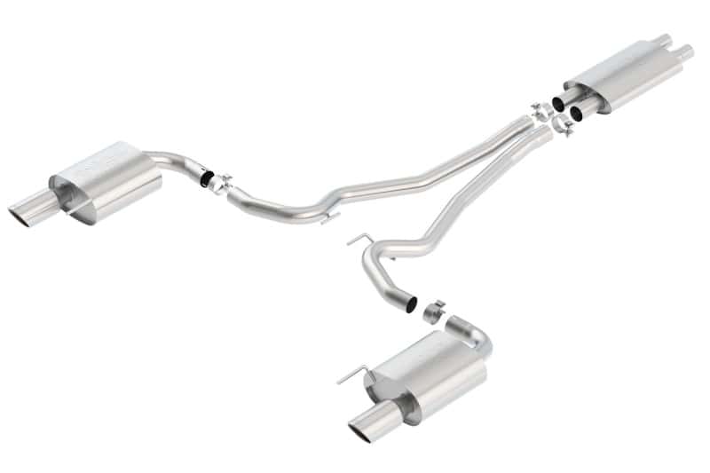Borla — Borla Touring Cat-Back 15 Ford Mustang GT 5.0L V8 MT/AT 2.5in pipe 4in tip
Cat-Back System
ExhstSysKt - view 4