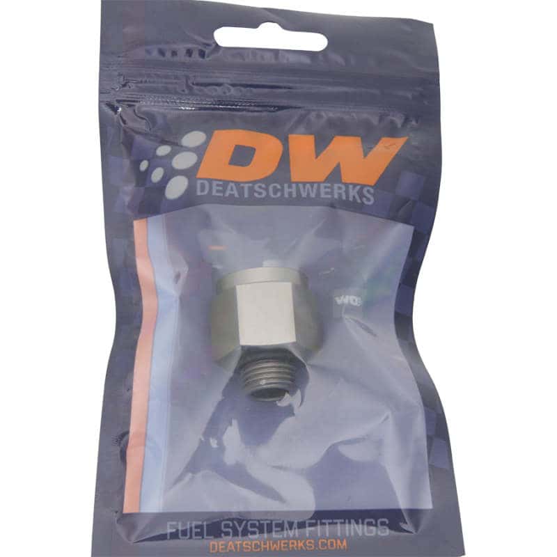 DeatschWerks — DeatschWerks 6AN ORB Male To 18 X 1.5 Metric Female (Incl O-Ring) - view 1