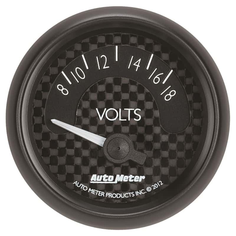 AutoMeter — Autometer GT Series 52mm Short Sweep Electronic 8-18 Volts Voltmeter
2-1/16" VOLTMETER, 8 - view 12