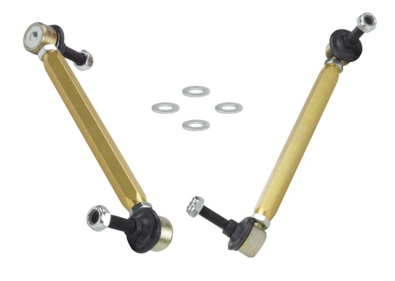 Whiteline — Whiteline 02-06 Mini Cooper S Front Swaybar link kit-Adjustable ball end links
Link Kit - view 4