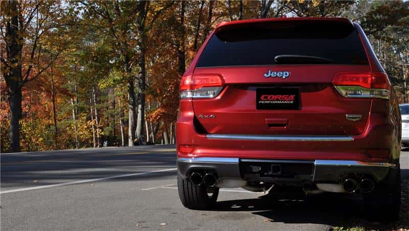 CORSA Performance — Corsa 2014-2021 Jeep Grand Cherokee Summit Edition Black 2.5in Dual Rear Exit Cat-Back Exhaust
Exhaust - view 3