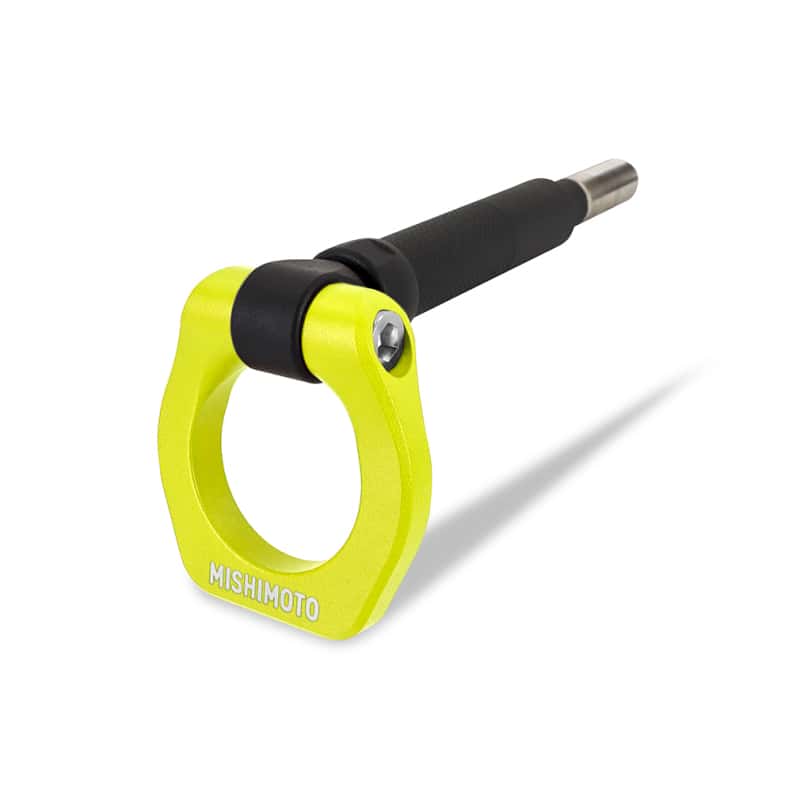 Mishimoto — Mishimoto 13+ Subaru BRZ/FRS/86 / 18+ Subaru WRX Neon Yellow Racing Front Tow Hook - view 2