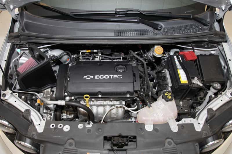 K&N Engineering — K&N 12 Chevy Sonic 1.8L Silver Typhoon Cold Air Intake
Performance Air Inta
Air Intake System - view 5