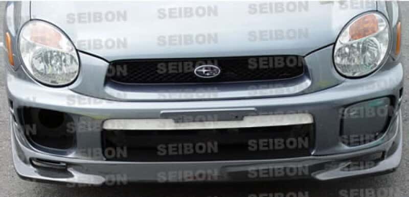 Seibon — Seibon 02-03 Subaru WRX GD Carbon Fiber Front Lip - view 12