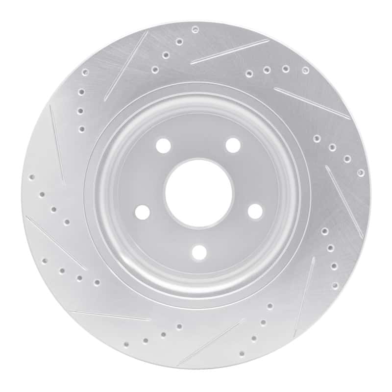 R1 Concepts — R1 04-06 Dodge Ram 1500 Pickup Front Right Drilled & Slotted Silver Brake Rotor
R1 Brake Rotor Drill - view 5