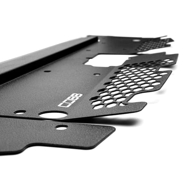 COBB — Cobb 21-23 Ford F-150 EcoBoost Radiator Shroud - Wrinkle Black - view 1