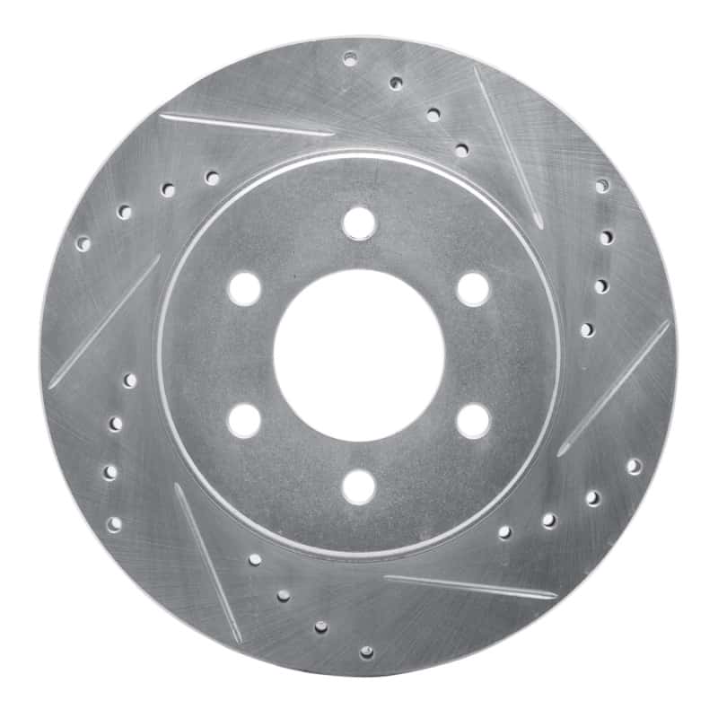 R1 Concepts — R1 1991-1996 Dodge Dakota 4WD Front Right Drilled & Slotted Silver Brake Rotor
R1 Brake Rotor Drill - view 1