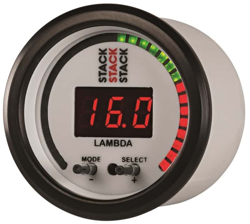 AutoMeter — Autometer Stack 52mm Pro-Control Wideband Air/Fuel Ratio (Lambda) Gauge - White
Ga PC LAMBDA WHT - view 2