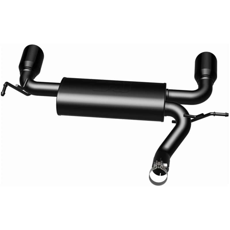 Magnaflow — MagnaFlow 07-17 Jeep Wrangler JK 3.8/3.6L Dual Split Rear Exit Black Axle-Back Exhaust
Axle-Back
Cat-Back - view 5