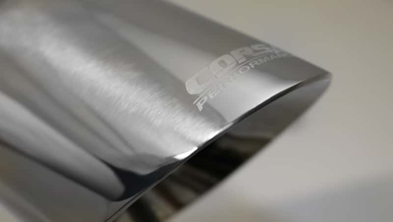 CORSA Performance — Corsa Single Universal 2.5in Inlet / 3.5in Outlet Polished PVD Pro-Series Tip Kit
Exhaust - view 3