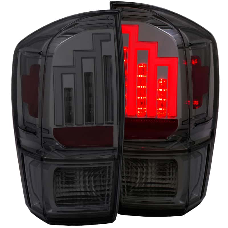 ANZO — ANZO 2016-2017 Toyota Tacoma LED Taillights Smoke
TailLightSet - view 2