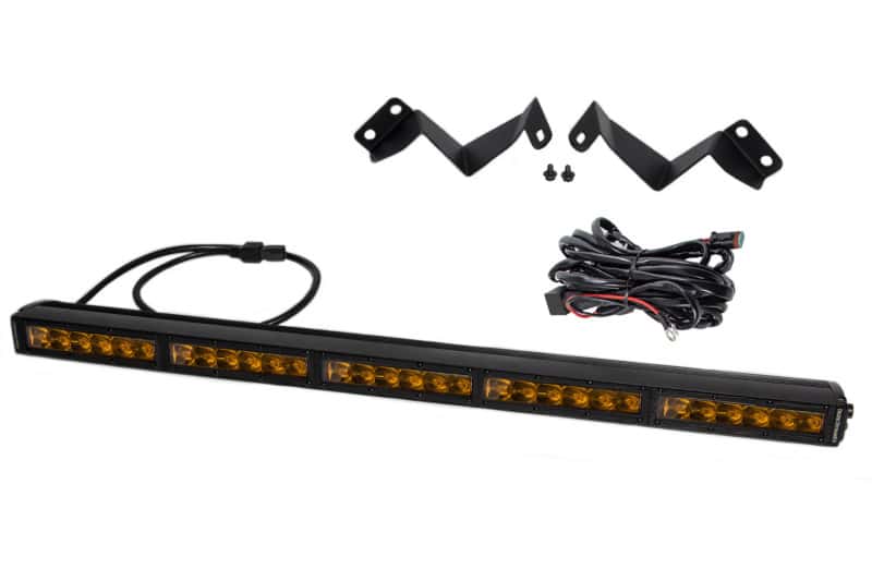 Diode Dynamics — Diode Dynamics 16-21 Toyota Tacoma SS30 Stealth Lightbar Kit - Amber Driving - view 1