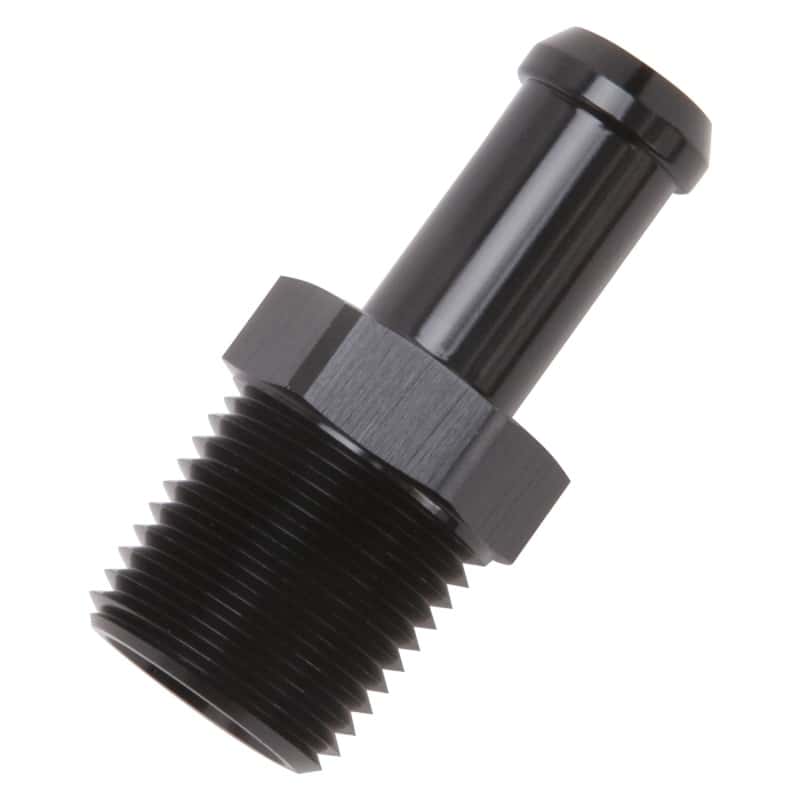 Edelbrock — Edelbrock Hose End Straight 1/2In NPT to 1/2In Barb Black Anodize
KIT PARTS - view 3