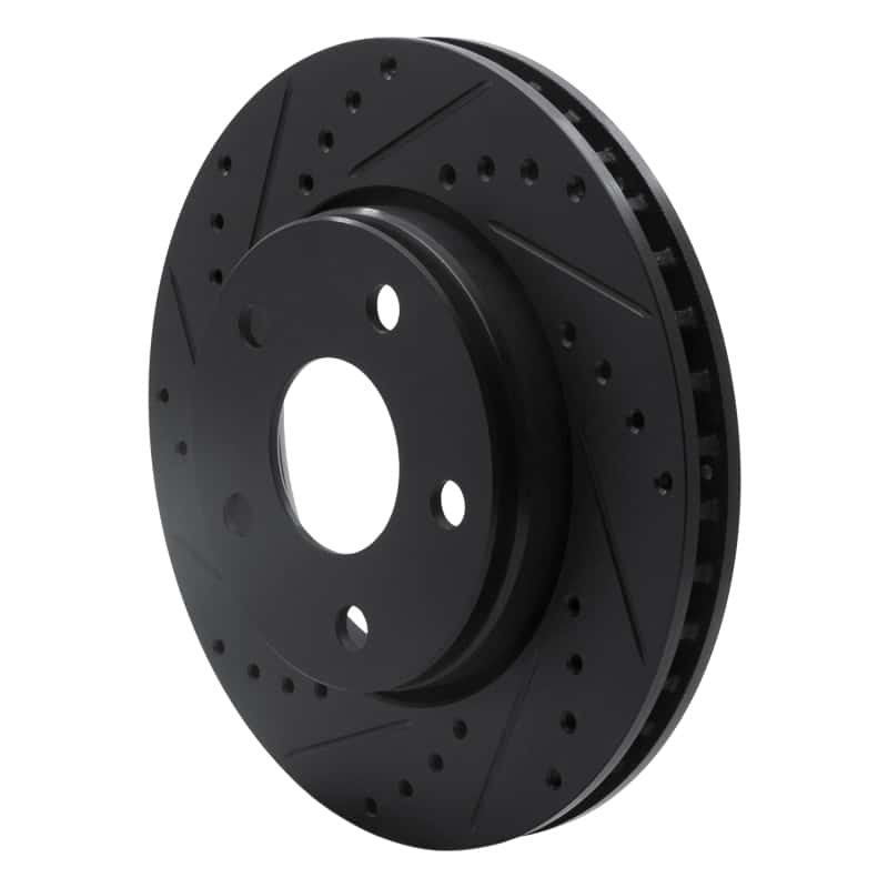 R1 Concepts — R1 07-18 Jeep Wrangler Front Left Drilled & Slotted Black Brake Rotor
R1 Brake Rotor Drill - view 2