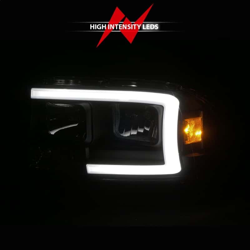 ANZO — ANZO 97-04 Dodge Dakota/Durango Crystal headlight Set w/ Light Bar Black Housing
Head Light Set
HdLtSet - view 7