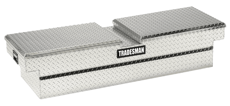 Tradesman — Tradesman Aluminum Economy Cross Bed Truck Tool Box (70in./Side Opening) - Brite - view 1