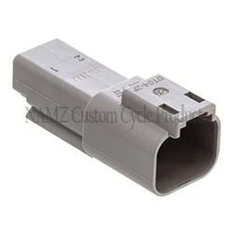 NAMZ — NAMZ Deutsch DT Series 2-Wire Receptacle & Wedgelock - Gray (HD 72122-94GY) - view 2