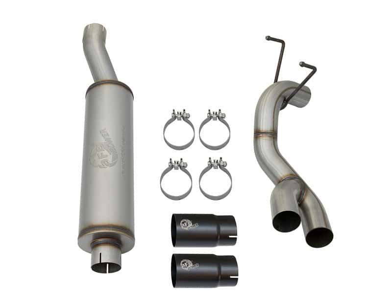 aFe — aFe Rebel Series 3-1/2in 409 SS Cat-Back Exhaust System w/Black Tip RAM 2500/3500 14-17 V8 6.4L
Rebel Series Exhaust - view 6