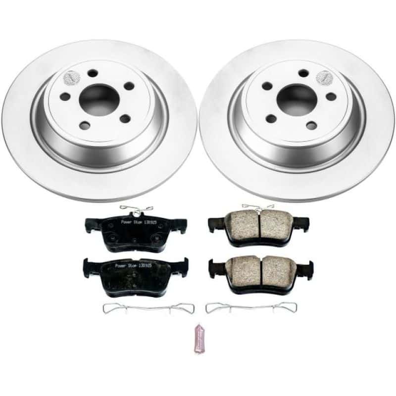 PowerStop — Power Stop 15-19 Ford Edge Rear Z17 Evolution Geomet Coated Brake Kit - view 1