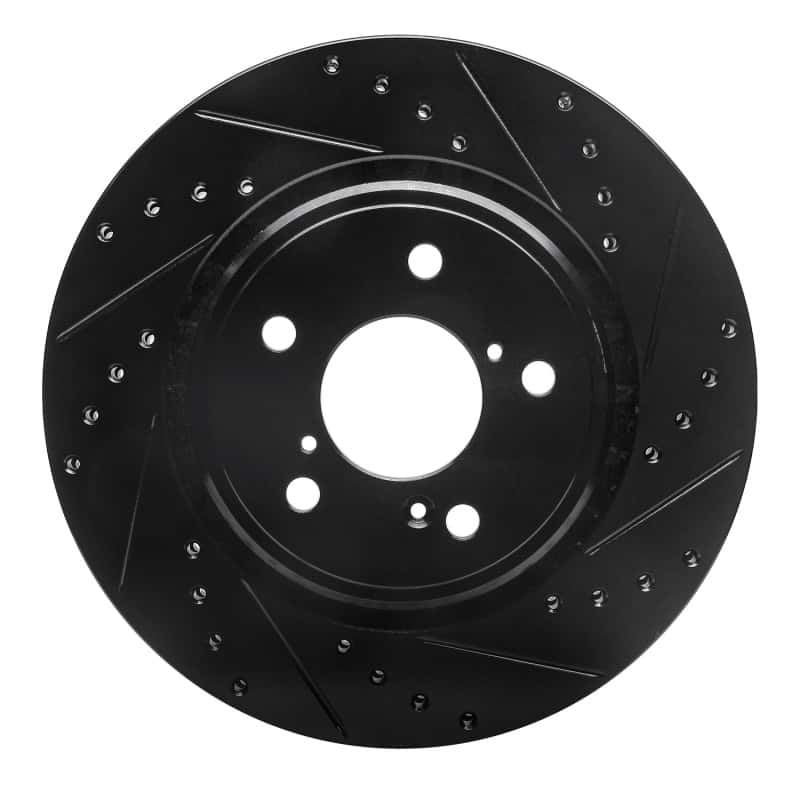 R1 Concepts — R1 15-25 Acura MDX Front Right Drilled & Slotted Black Brake Rotor
R1 Brake Rotor Drill - view 1