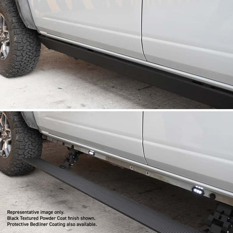 Go Rhino — RealTruck 15-24 Ford F-150 CC 4dr VoltStep Electric Running Board Kit - Bedliner Coat
VoltStep Elec. Board - view 4