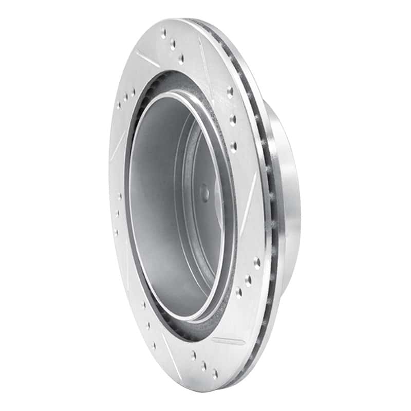 R1 Concepts — R1 02-06 Infiniti M45 Rear Left Drilled & Slotted Silver Brake Rotor
R1 Brake Rotor Drill - view 4
