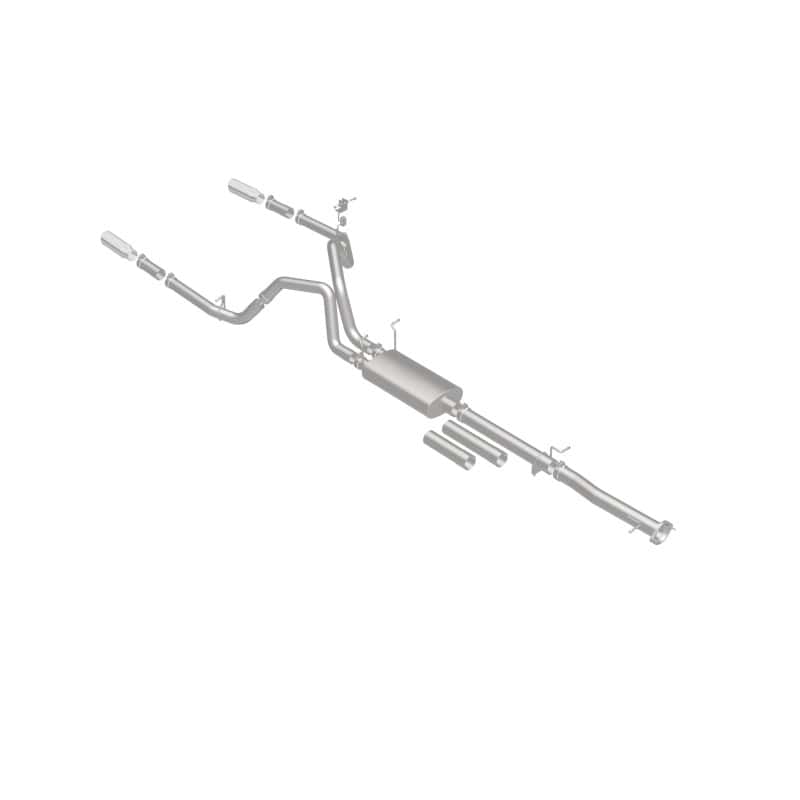 Magnaflow — MagnaFlow Stainless Cat-Back Exhaust 2015 Chevy Silverado 2500HD 6.0L Dual Split Rear Exit 4in
Cat-Back - view 11