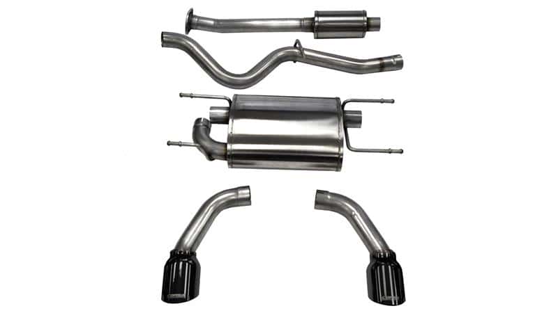 CORSA Performance — Corsa 2012-2025 Scion FRS / Subaru BRZ Black Tip Sport Cat-Back Exhaust
Exhaust - view 2