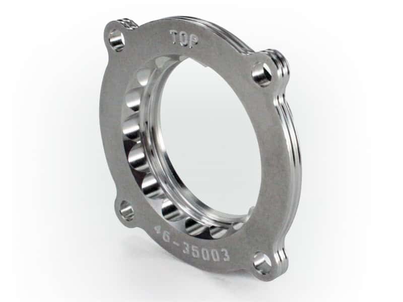 aFe — aFe Silver Bullet Throttle Body Spacers TBS Jeep Wrangler (JK) 2012-2017 V6-3.6L
Throttle Body Spacer
TBdySpacer - view 1