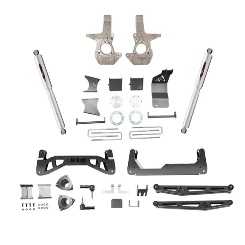 Belltech — Belltech 07-16 Chevrolet Silverado / GMC Sierra 1500 4WD 7-9in Suspension Lift Kit w/ Shocks
LIFT KIT - view 3