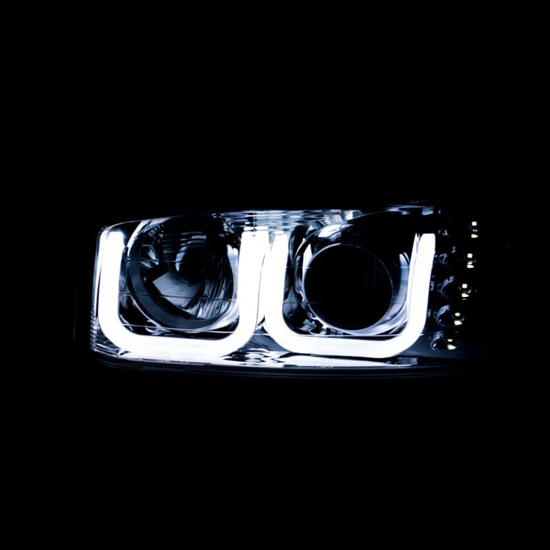 ANZO — ANZO 1999-2006 GMC Sierra 1500 Projector Headlights w/ U-Bar Black
Head Light Set
HdLtSet - view 7