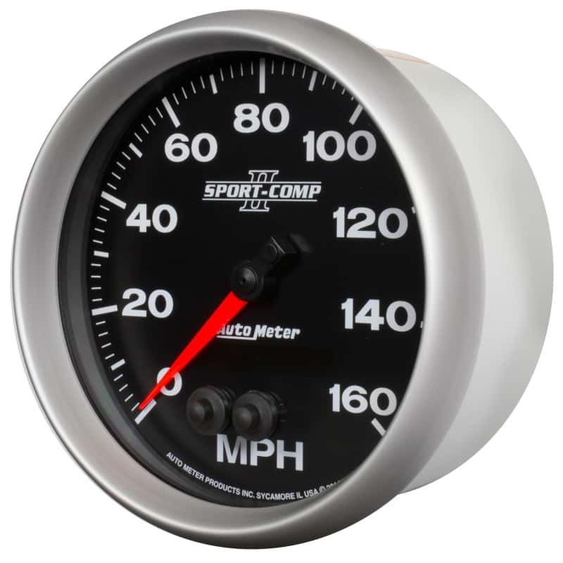 AutoMeter — Autometer Sport-Comp II 5in 0-140MPH In-Dash Electronic GPS Programmable Speedometer
5" SPEEDO, 160 MPH, - view 8