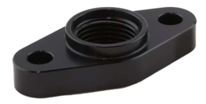 Turbosmart — Turbosmart Billet Turbo Drain Adapter w/ Silicon O-Ring 52mm Mounting Holes - T3/T4 Style Fit
Adapter - view 2