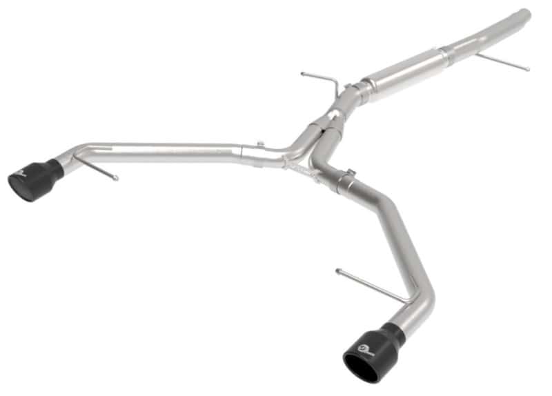 aFe — aFe 17-19 Audi A4 (L4-2.0L) MACH Force-Xp Stainless Steel Axle-Back Exhaust System - Black Tip
Axle-Back Exhaust - view 2