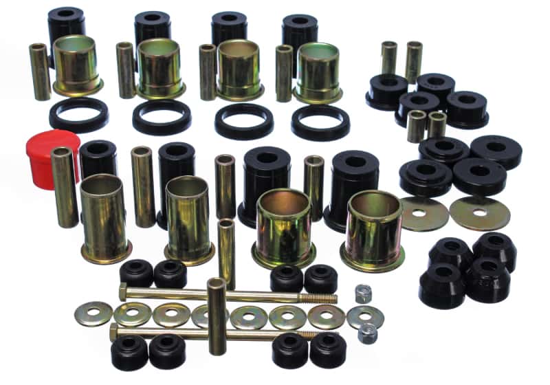 Energy Suspension — Energy Suspension 89-92 Chevrolet Camaro Black Hyper-flex Master Bushing Set
Master Bushing Kit - view 4