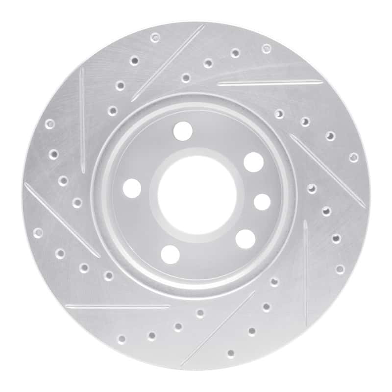 R1 Concepts — R1 96-00 Volkswagen EuroVan Front Right Drilled & Slotted Silver Brake Rotor
R1 Brake Rotor Drill - view 5